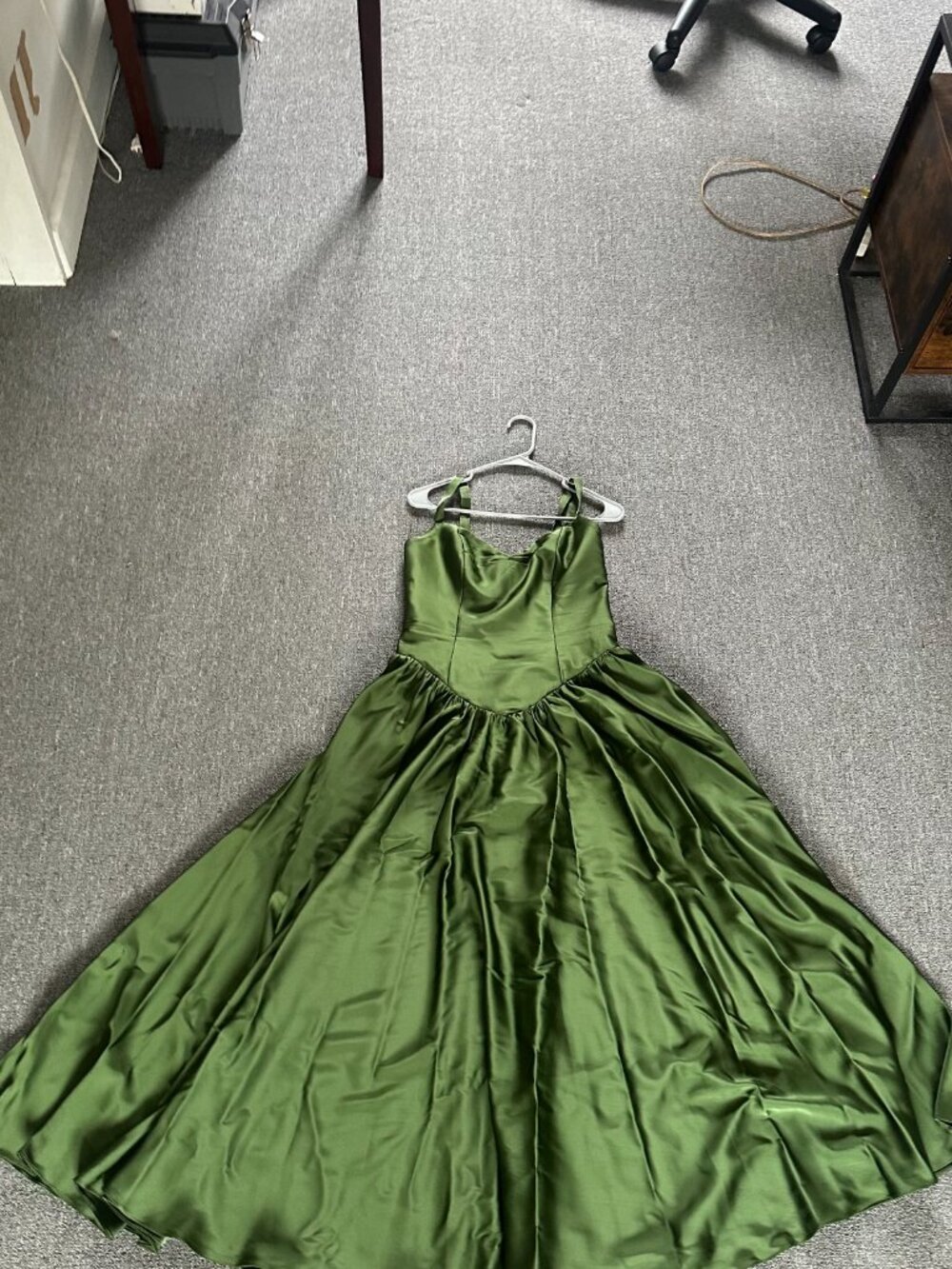 Azazie Evadina Bridesmaid Dress Color Juniper - Picture 10 of 11